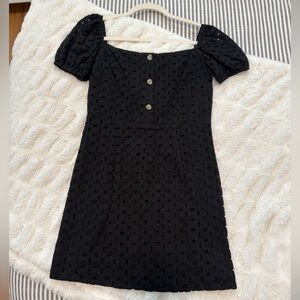 Elegant Black Mini Dress